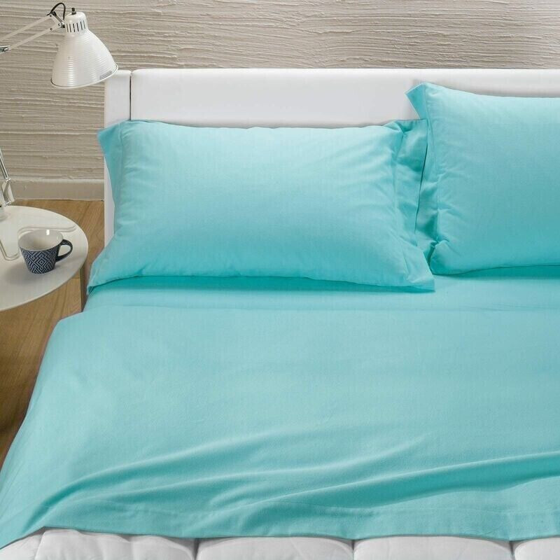 Caleffi S.p.A. Flannel bed sheet set for single bed