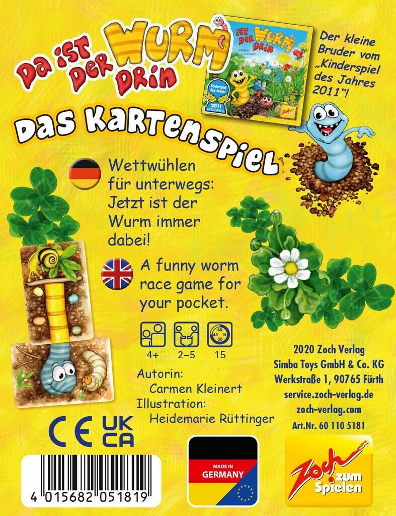 Da ist der Wurm drin Das Kartenspiel ab 6,52 € Preisvergleich bei idealo.de