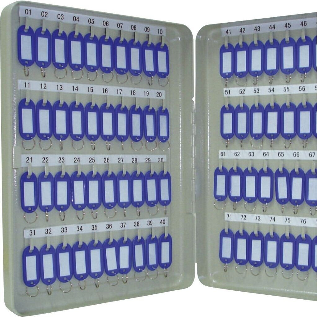 Q-CONNECT Key cabinet-80 hooks cylinder lock 1 (KF04274)