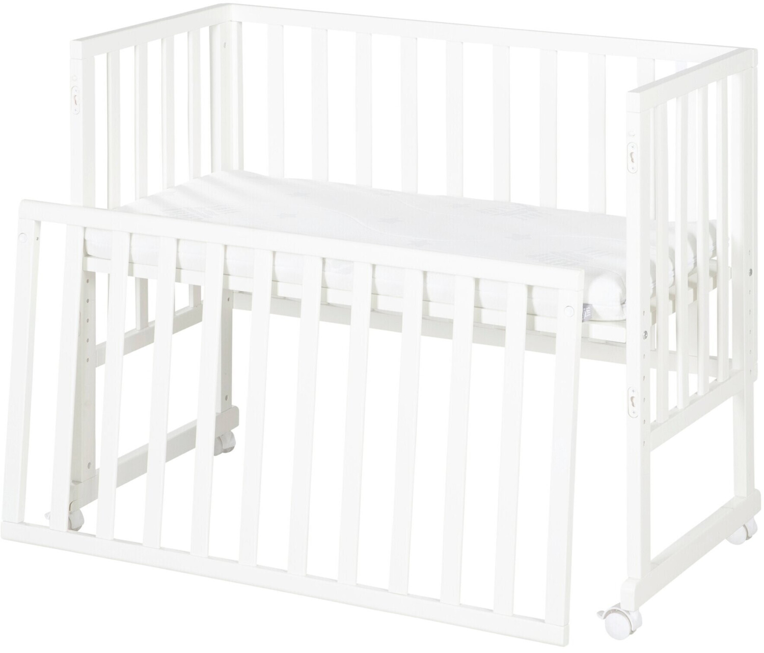 Roba Baby Bed 3in1 with Barrier Style White