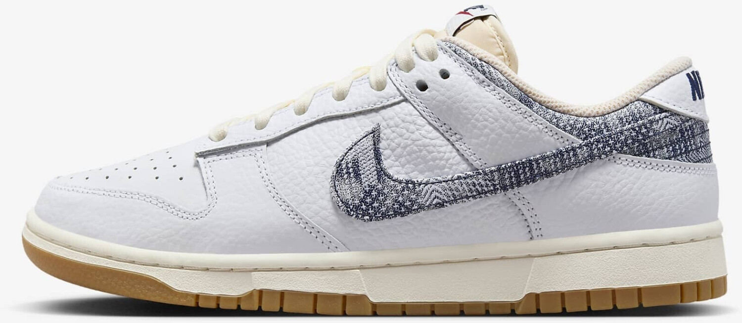 Nike Nike Dunk Low white/gym red/sail/midnight navy
