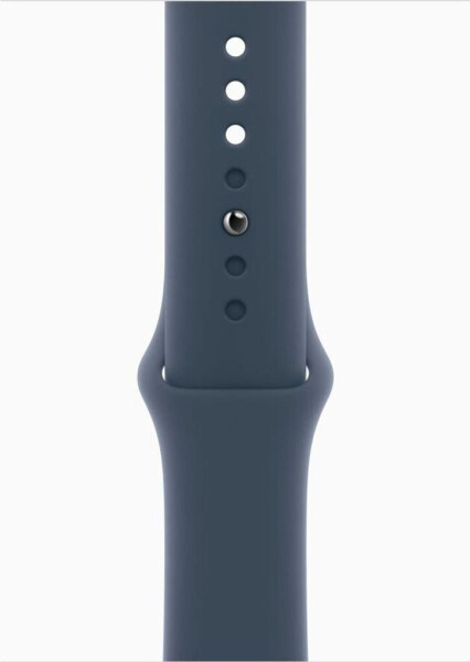 Apple Watch SE 2022 4G 44mm silber Sportarmband Sturmblau M/L, Bild 9