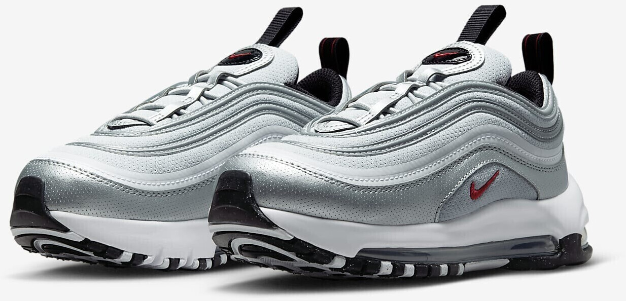 Buy Nike Air Max 97 Kids metallic silver white black varsity red