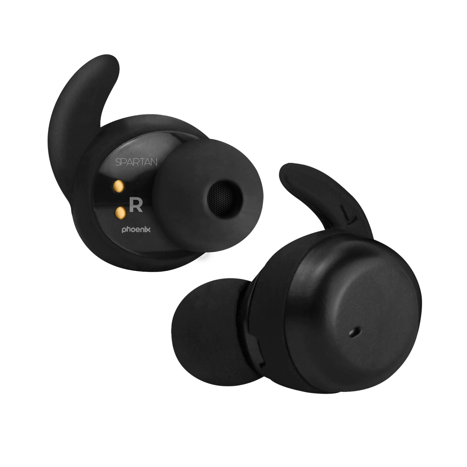 Phoenix Technologies - Auriculares Inalambricos Bluetooth con Microfono,  Color Negro