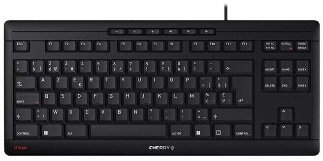 CHERRY STREAM KEYBOARD TKL noir (BE)