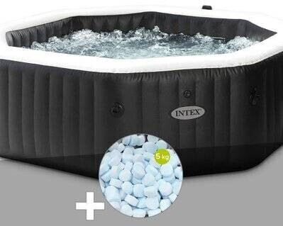 Intex Pools PureSpa Carbone 6 plaves avec 5 kg de sel