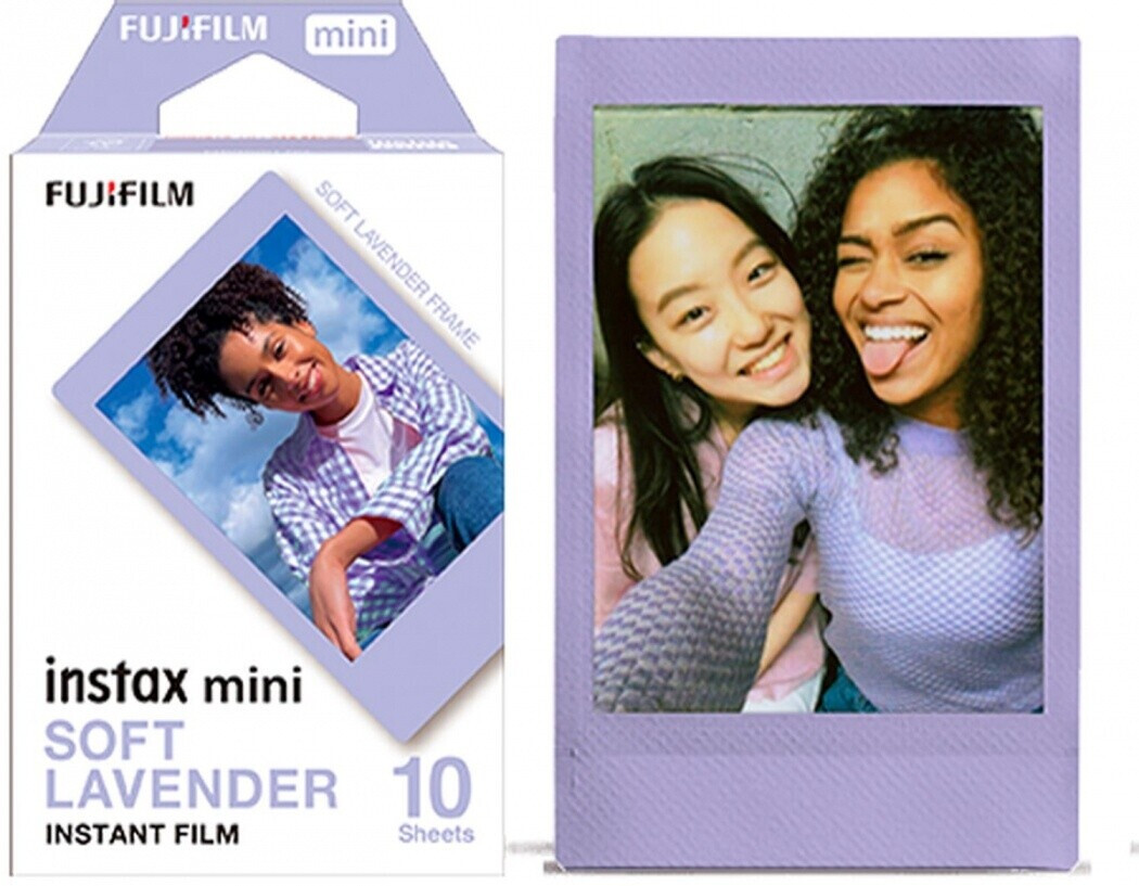 Fujifilm Instax Mini Pellicola Con Bordo Blu | Confezione Da 30 Pezzi (3x10) | Per Fotocamere Instant E Stampanti