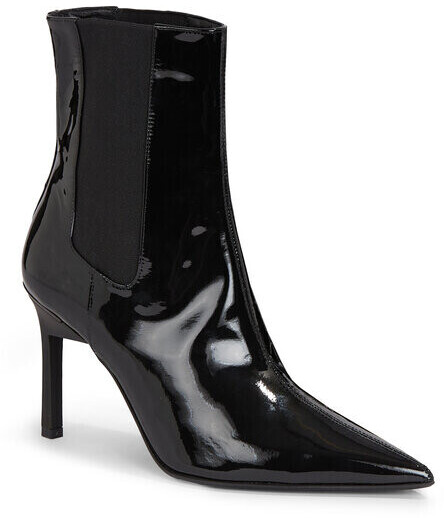 Calvin Klein Geo Stiletto Chelsea Boot 90-Pat HW0HW01809 Ck Black