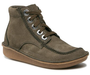 Buy Clarks Funny Cedar 261738864 Dark Olive Nub from 50.00 Today