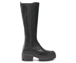Timberland black top high boots