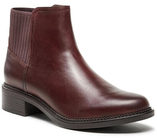 Clarks Maye Palm Stivali Alti Donna In Pelle Nera, Tacco Comodo, Taglia 37.5 EU