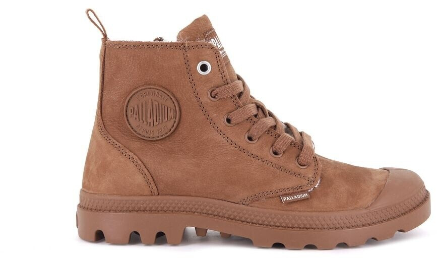 Palladium Pampa Hi Zip Wl 95982-200-M Brown Pattina