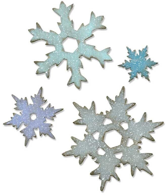 Sizzix Bigz L Die Stacked Snowflakes by Tim Holtz