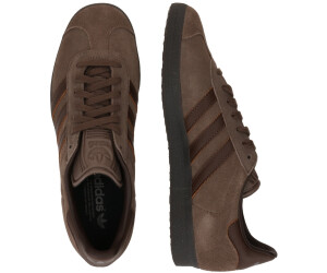 Rare Adidas Gazelle 2005 Leather size 9.5 Dark Brown and Gold
