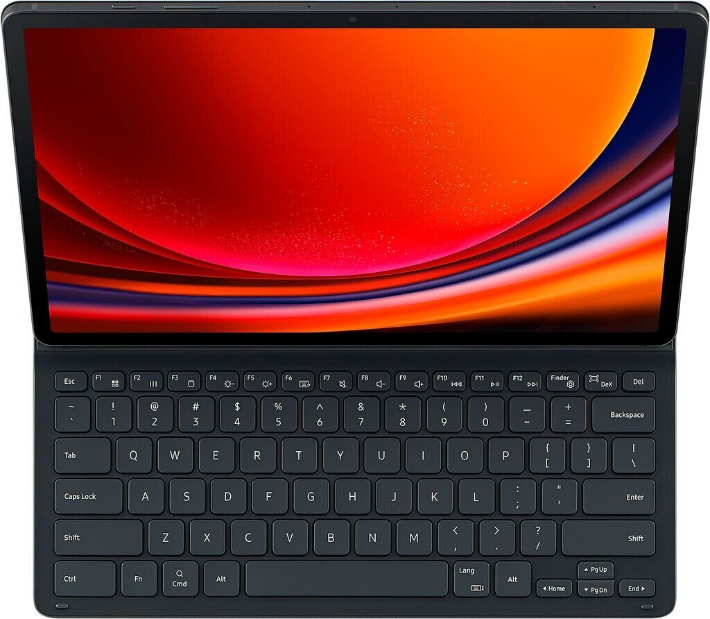 Samsung Galaxy Tab S9+ Book Cover Keyboard Slim noir (QWERTY)