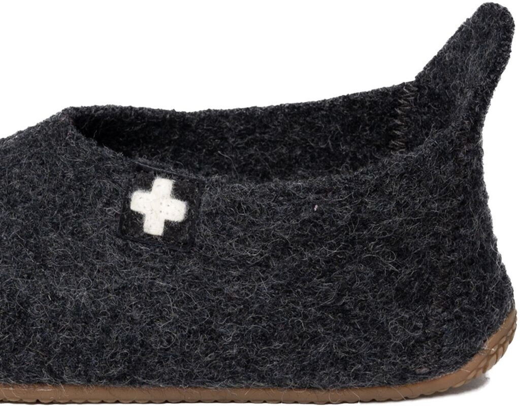 Living Kitzbühel Slipper Schweizer Kreuz No. 4048 anthra