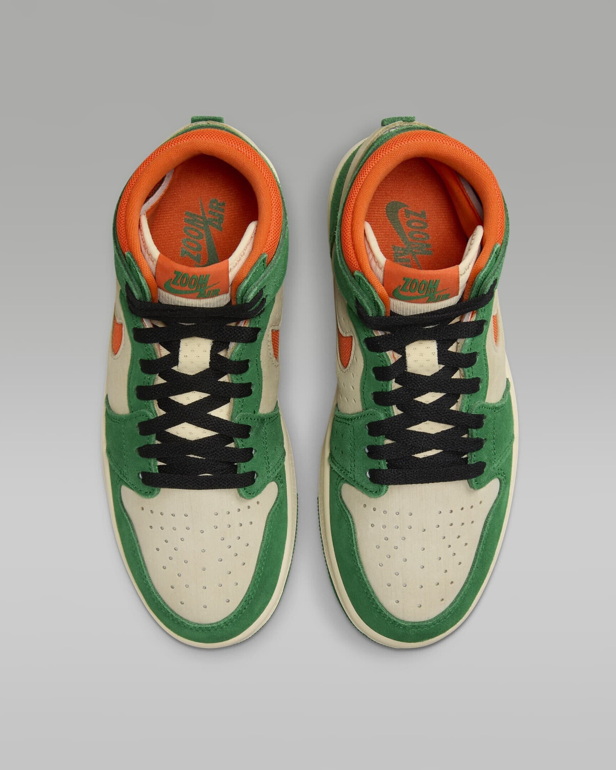 Green orange white jordan 1 online