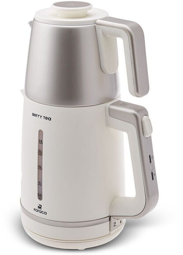 Karaca Berry Tea XL 2in1 tea maker with steel insert and mulberry kettle