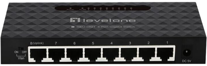 Level One 8-Port Gigabit Switch (GEU-0821)