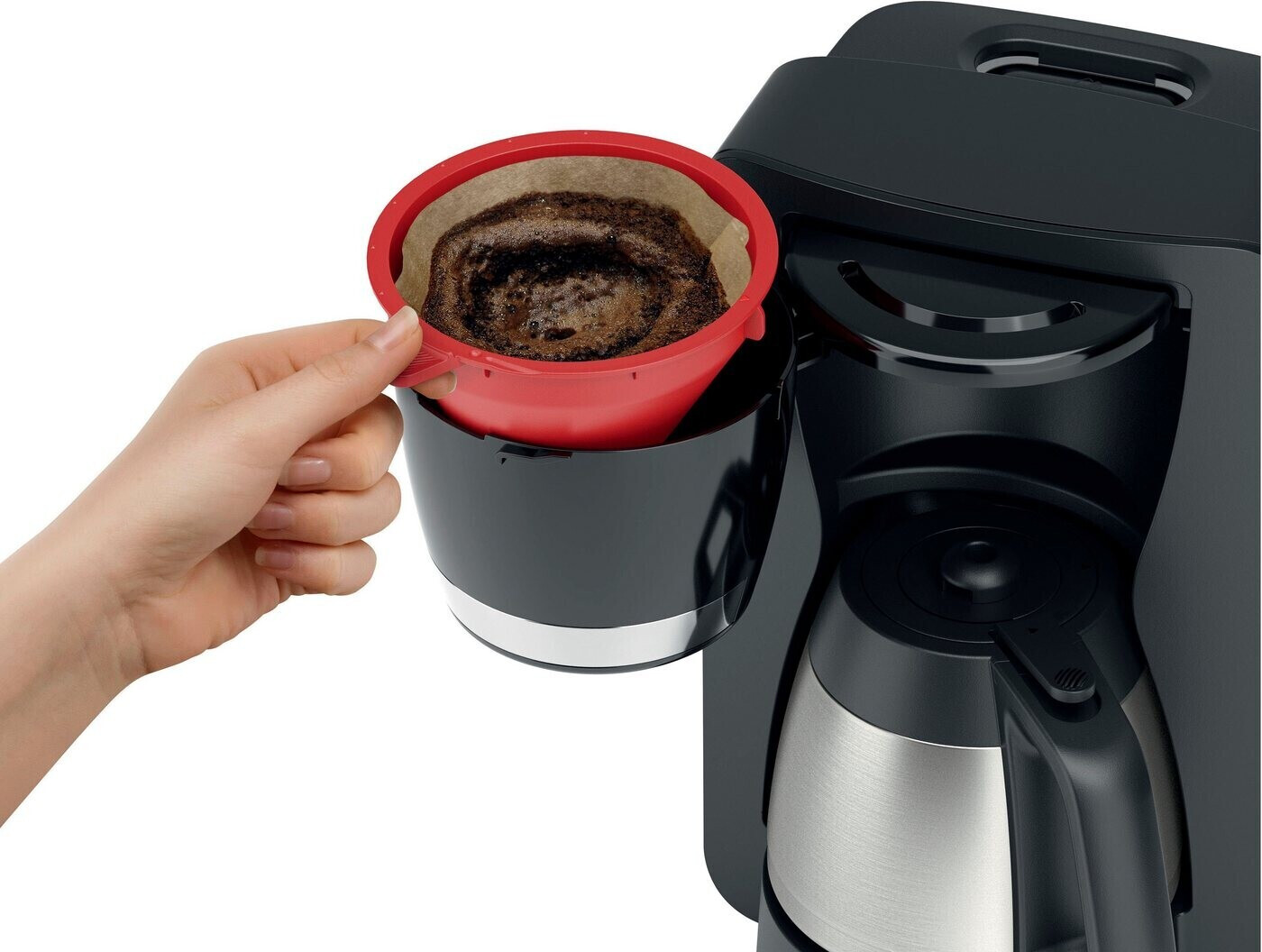 € | Bosch Filterkaffeemaschine 56,40 Preise) ab (Februar Edelstahl Thermo 2024 Preisvergleich Schwarz bei TKA6M273