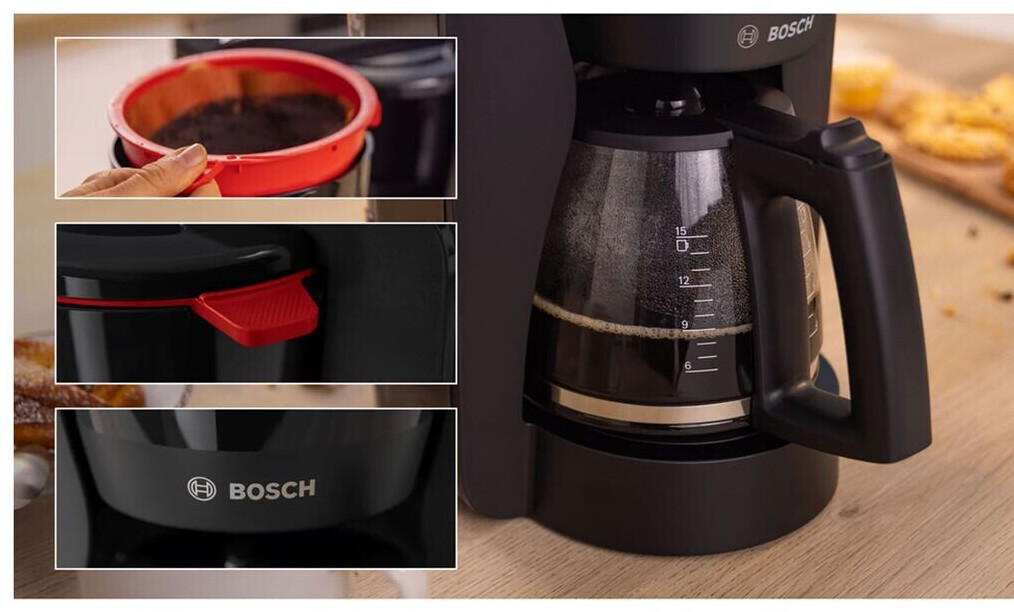 schwarz bei MyMoment TKA3M133 Bosch Kaffeemaschine mit Glaskanne 50,22 € Preisvergleich | ab