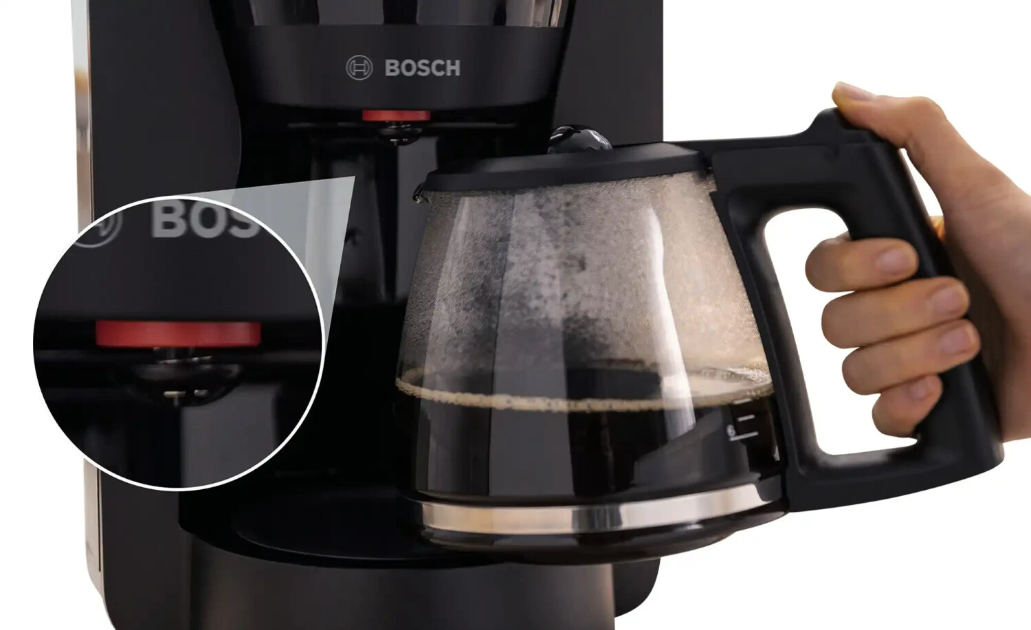 Bosch TKA3M133 MyMoment Kaffeemaschine mit Glaskanne schwarz ab 50,22 € |  Preisvergleich bei
