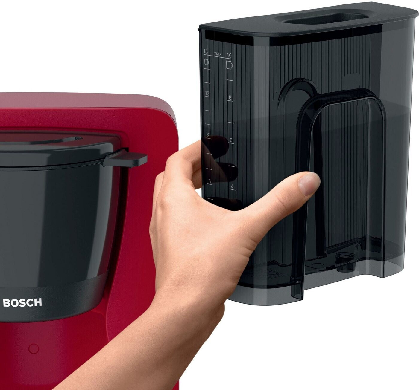 Bosch TKA3M133 | ab rot Kaffeemaschine € mit bei Preisvergleich MyMoment 36,49 Glaskanne