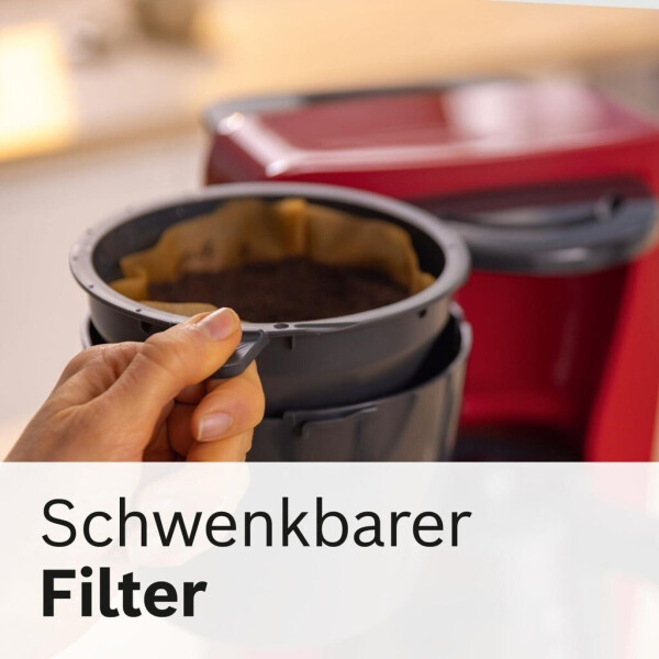 Bosch TKA3M133 MyMoment Kaffeemaschine mit Glaskanne rot, Bild 25
