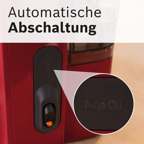Bosch TKA3M133 MyMoment Kaffeemaschine mit Glaskanne rot, Bild 27