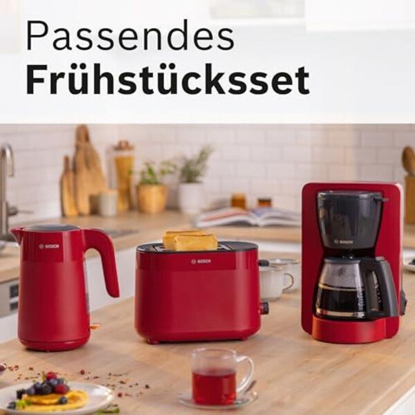 Bosch TKA3M133 MyMoment Kaffeemaschine mit Glaskanne rot, Bild 29