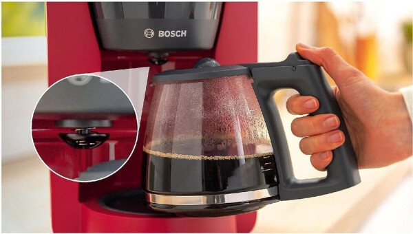 Bosch TKA3M133 MyMoment Kaffeemaschine mit Glaskanne rot, Bild 6