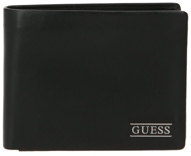 Guess New Boston Billfold w. Flap + Coinpocket (SMNEBR-LEA24) black