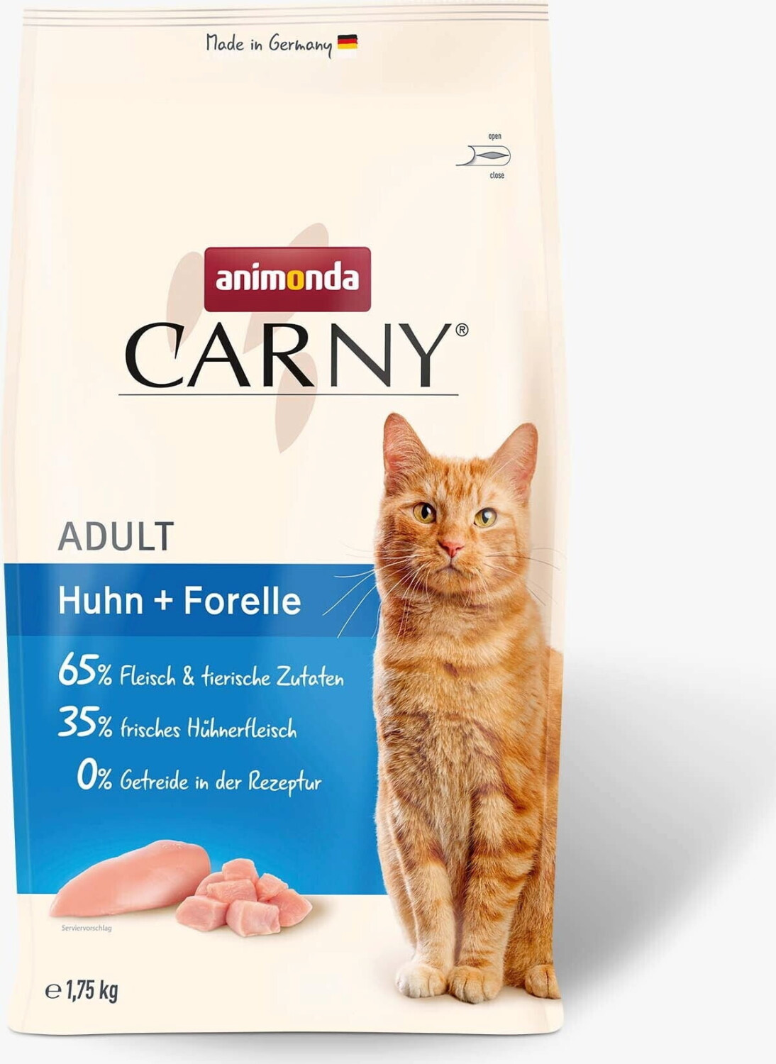 Animonda Carny Cats dry food chicken + trout 1,75kg
