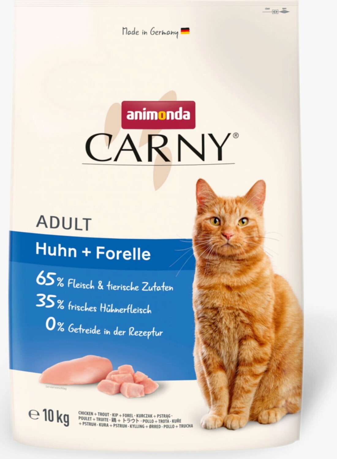 Animonda Carny Cats dry food chicken + trout 10kg