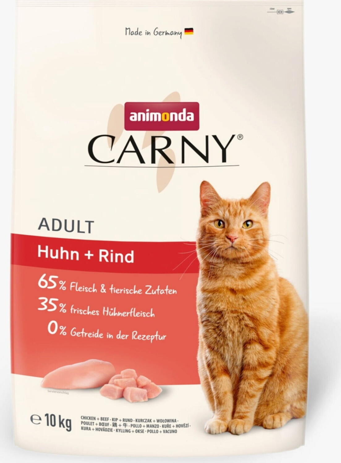 Animonda Carny Cats dry food chicken + beef 10kg
