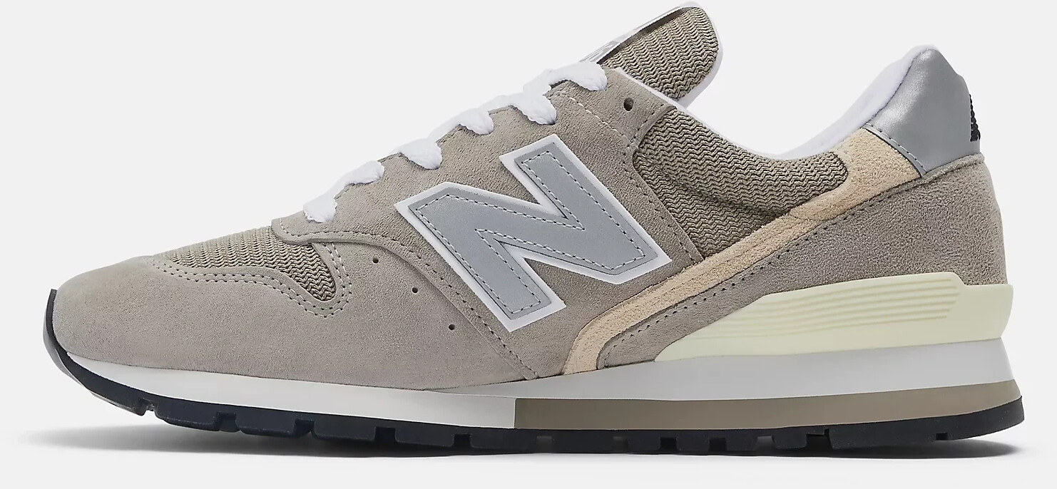 New balance 996 beige metallic silver on sale