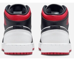 Nike Air Jordan 1 Mid Kids white black gym red ab 119 99 Preisvergleich bei idealo