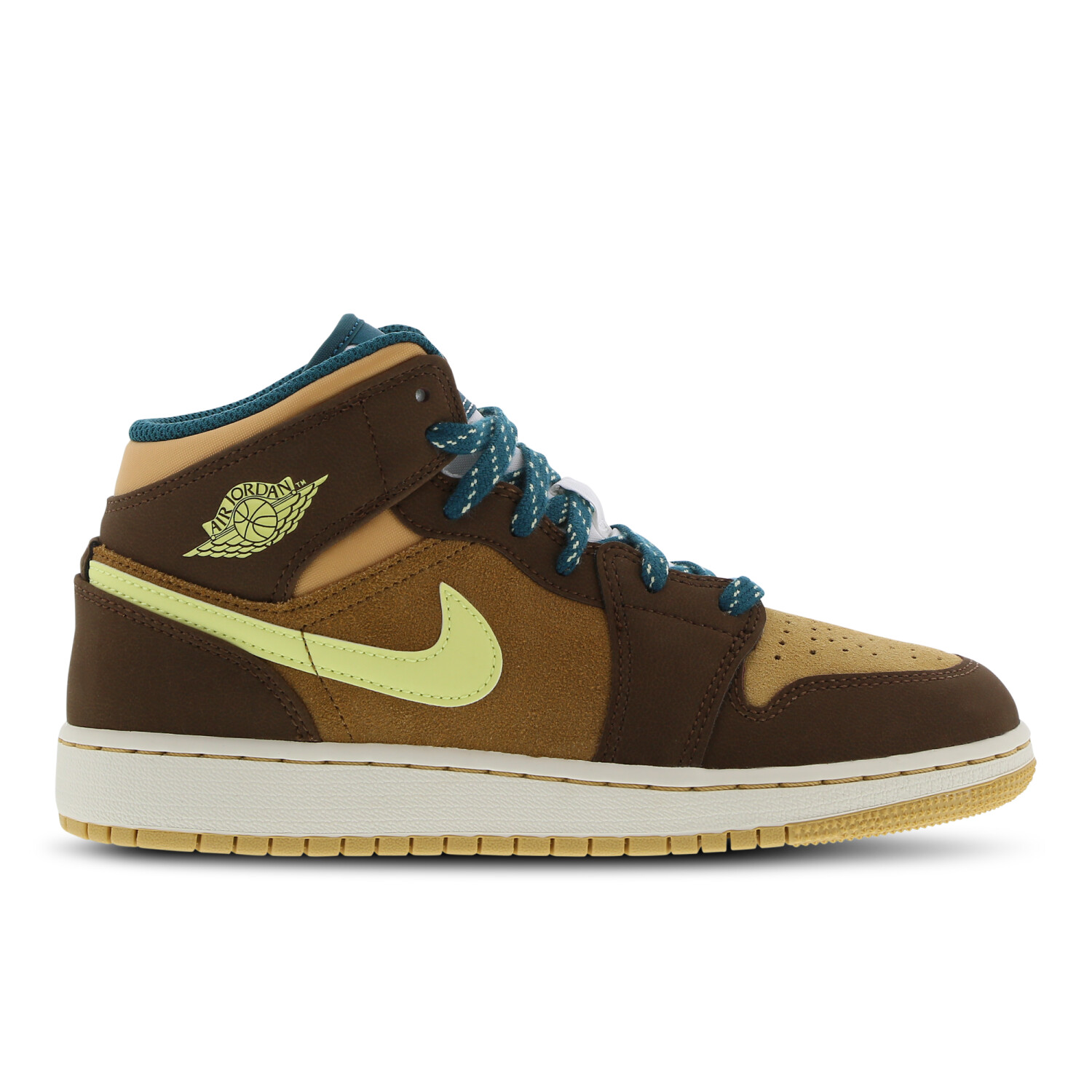 Green and deals brown jordans
