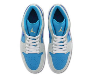 Air force one store bleu daim jordan