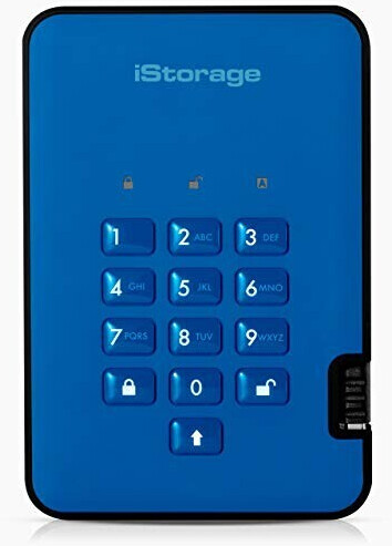iStorage diskAshur 2-SSD 16TB Blue