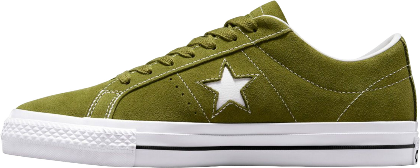 Buy Converse Cons One Star Pro Suede Trolled Green White Black