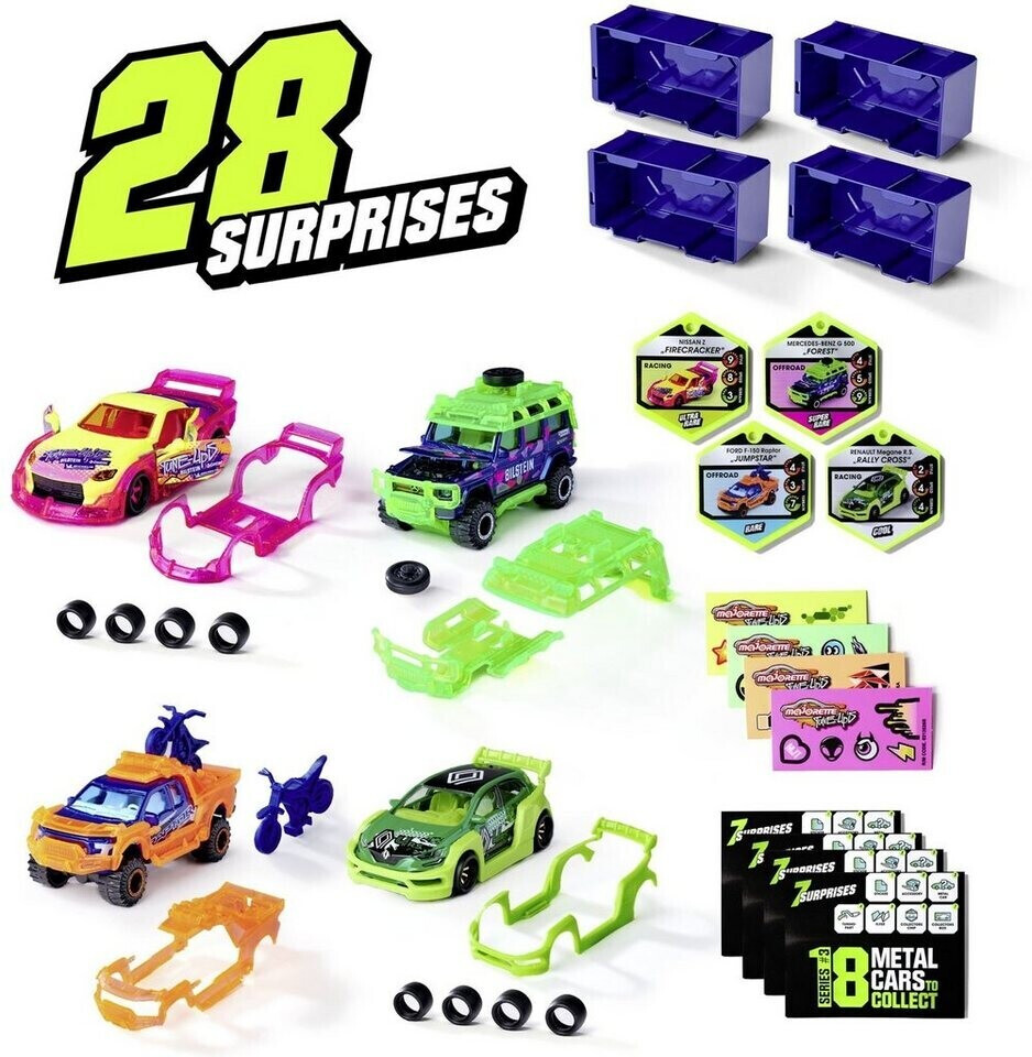 Tune Ups Series 2 - 4er Set mit 28 Überraschungen, 4 von 18 Autos zum Tunen  im Überraschungspack online kaufen