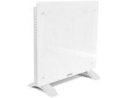 VONROC Riscaldatore elettrico di lusso Termoconvettore smart a pannello in  vetro - 1000W - Wifi - Bianco