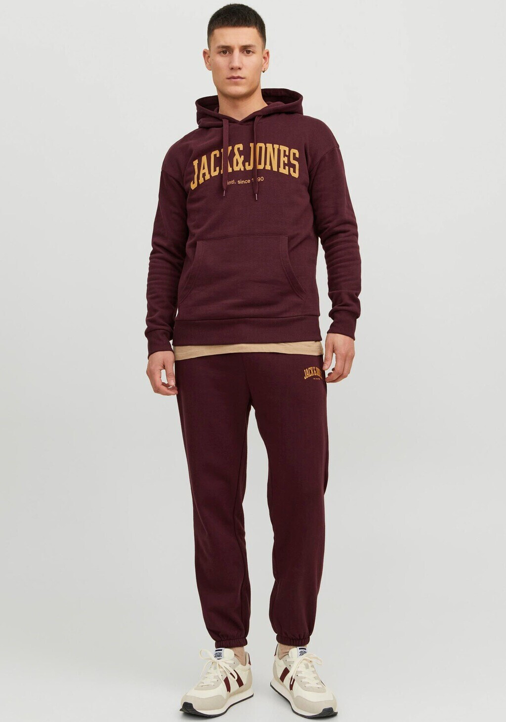 Jack & Jones Jjejosh sweat hood noos (12236513-4233394) port royale