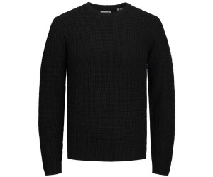 Jack & Jones Jjewilliam knit crew neck sn (12236776-4235107) black 