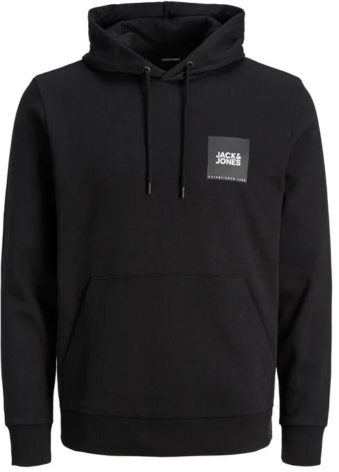 Jack & Jones Jjerover sweat hood sn (12251998-4424969) black