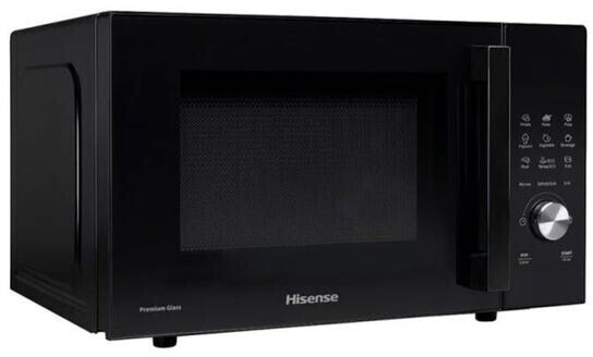Hisense H23MOBSD1HG - Microondas con Grill, Capacidad de 23 L, 800 W de  Potencia,1000 W Grill, Temporizador 60 Min, Modo Descongelar, Tirador,  Acabado Negro : : Hogar y cocina