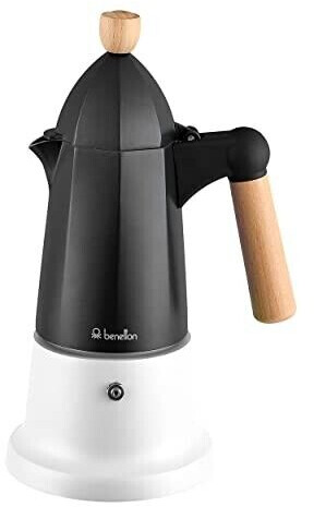 Benetton Espresso maker 6 cups Black & White