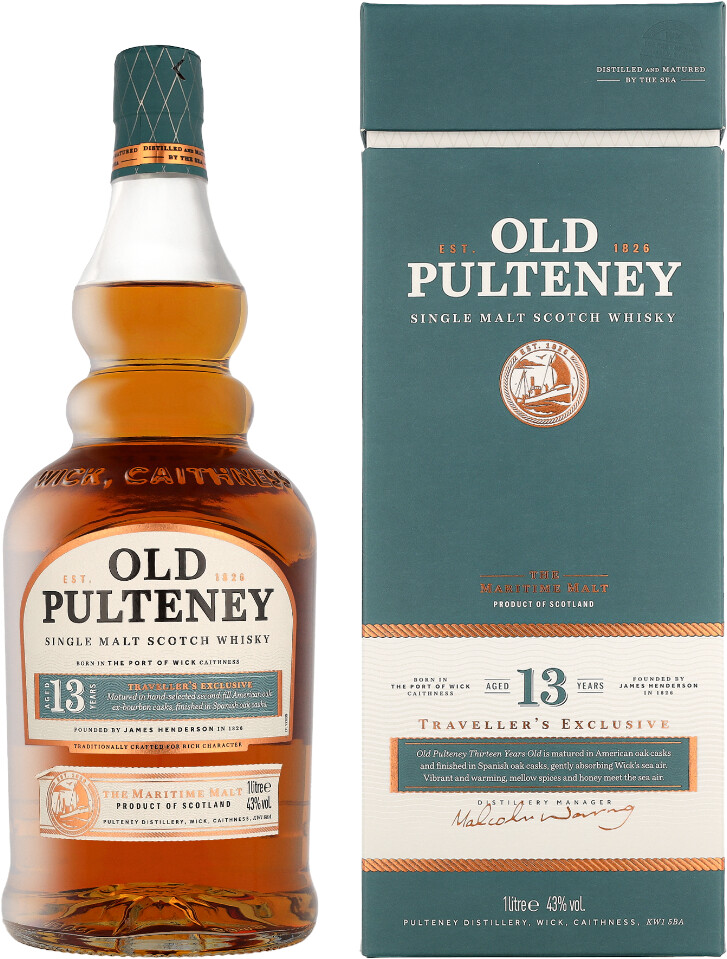Old Pulteney 13 Years Old 1l 43%