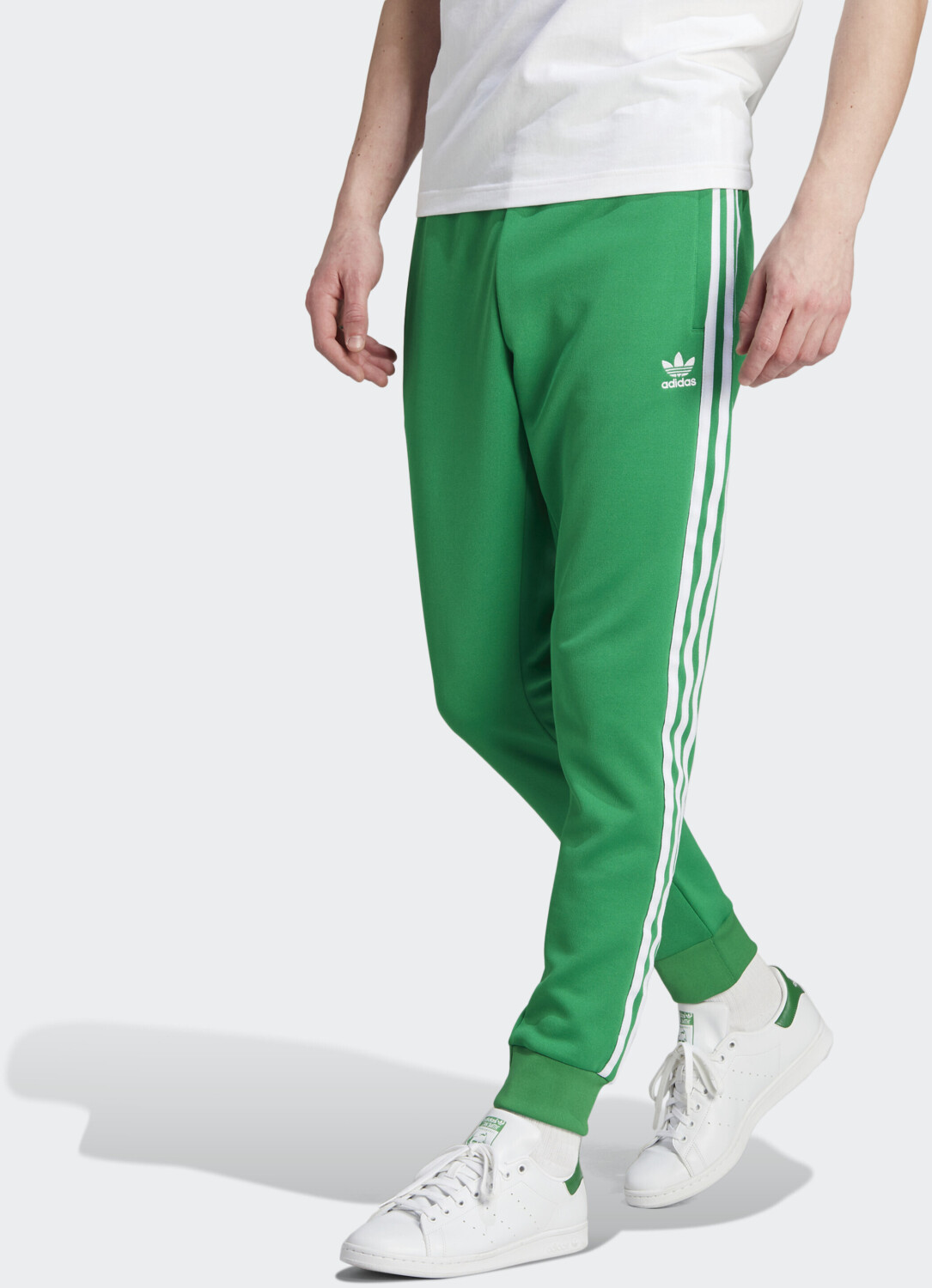 Green white top adidas tracksuit